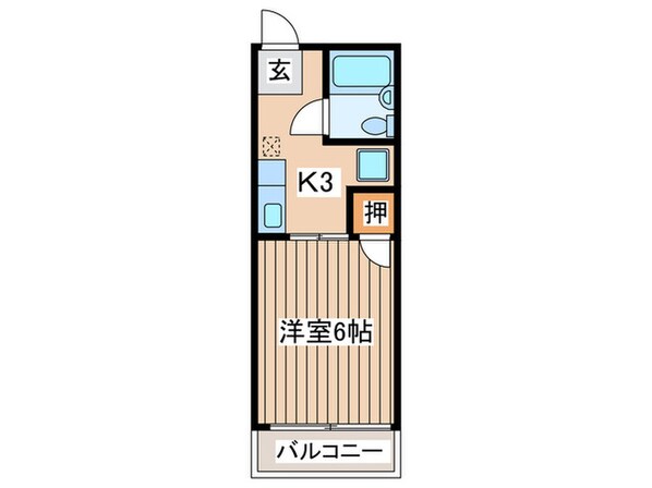 シティハイムエクセルⅢの物件間取画像